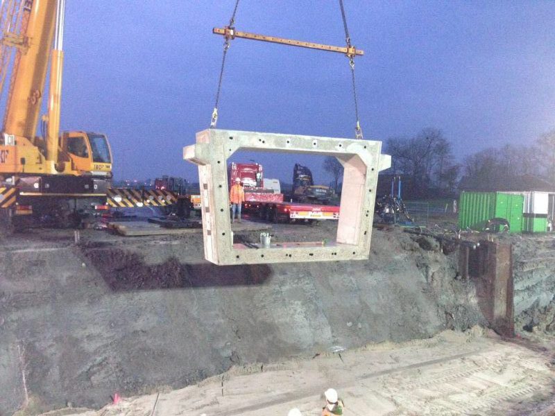 Betonbouw Fietstunnel